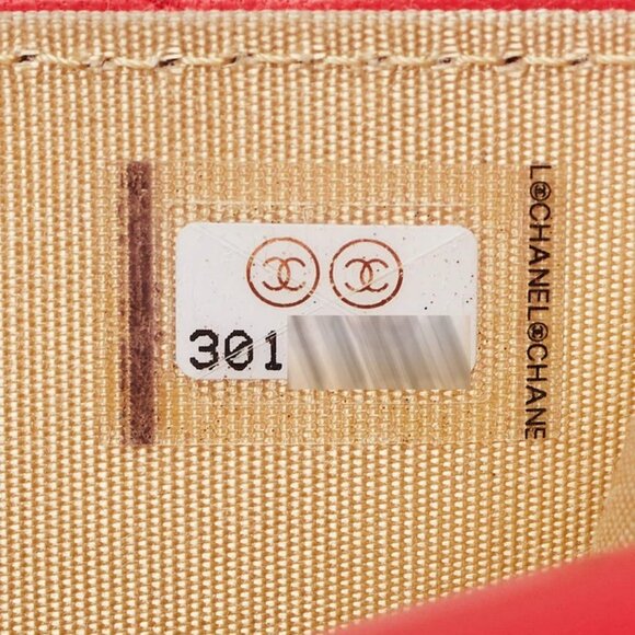 Chanel Red Quilted Lambskin Leather Pearl Crush Mini Clutch Chain Bag - Picture 9 of 12